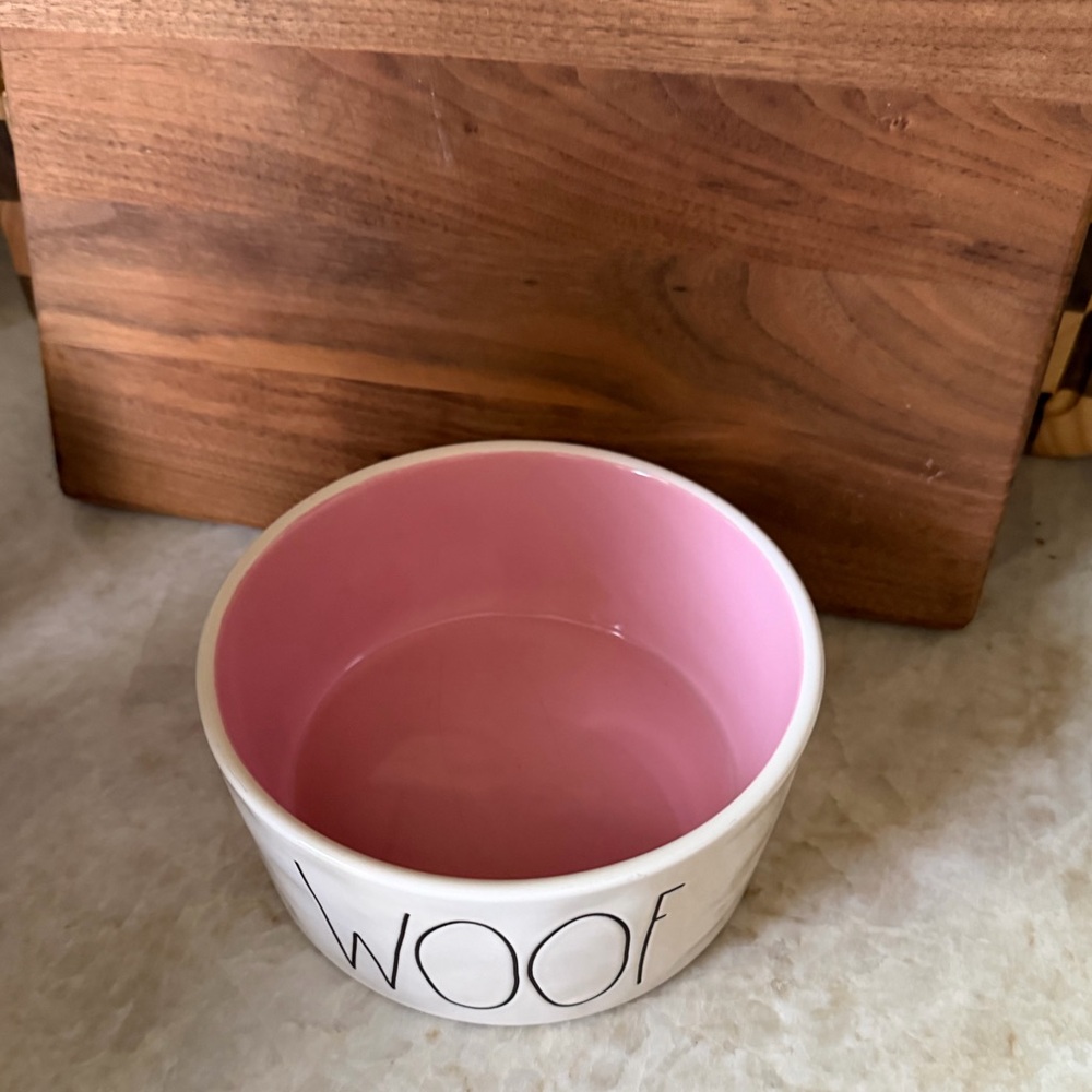 Rae Dunn Woof and Devour ceramic dog bowls - Picture 4 of 12